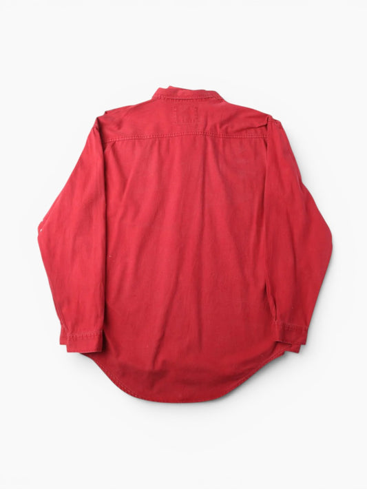 Denim Shirt - Red