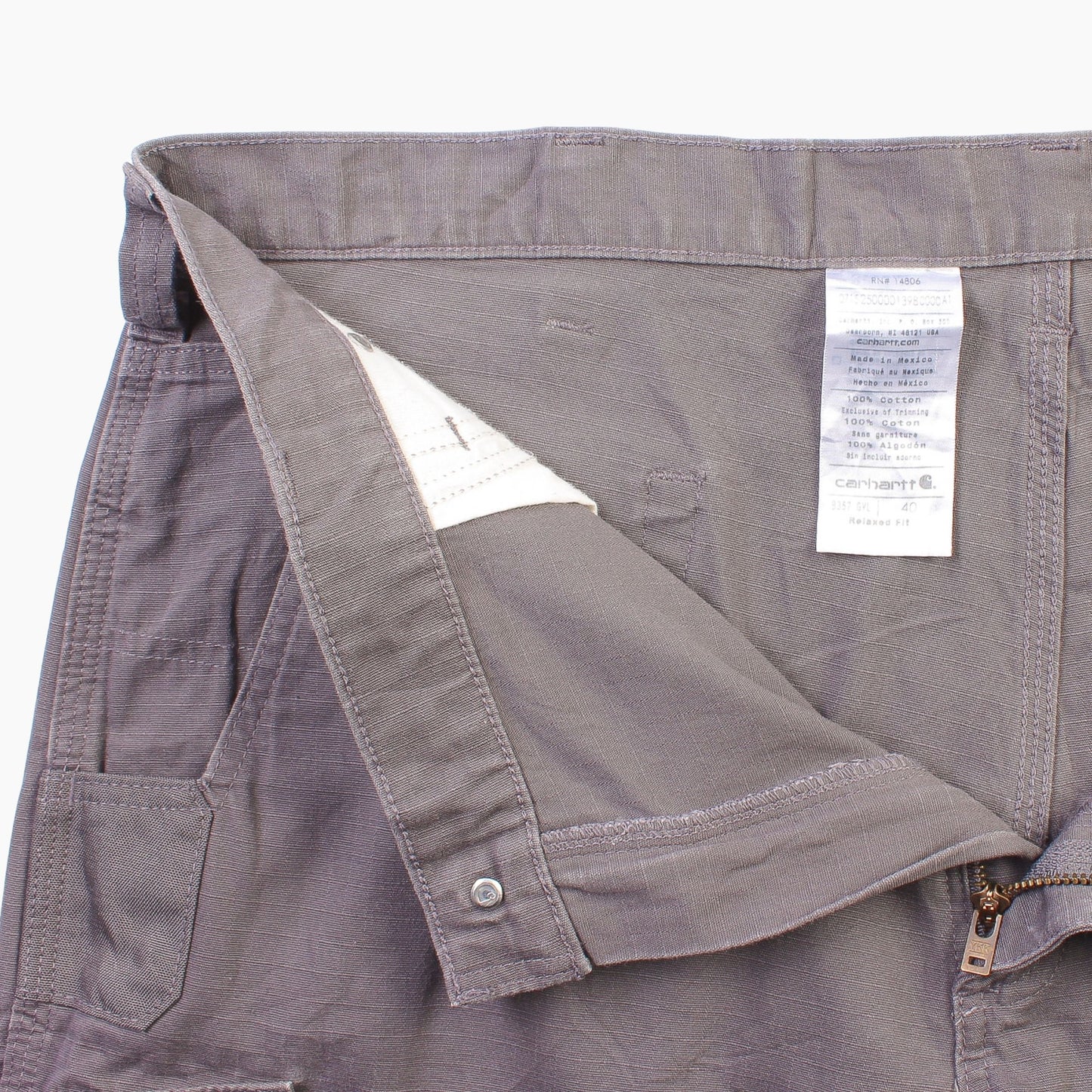 Carpenter Shorts - Washed Grey - American Madness