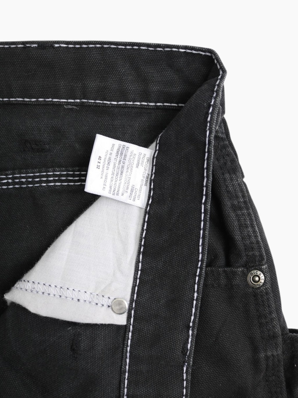 Vintage Carpenter Pants - Black - 40/32