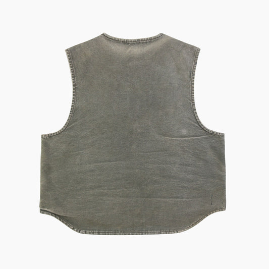 Lined Vest - Washed Green - American Madness