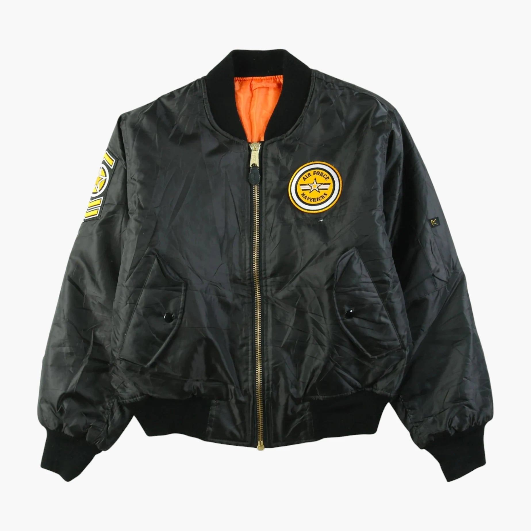Vintage 'Air Force Mavericks' MA-1 Bomber Jacket American Madness