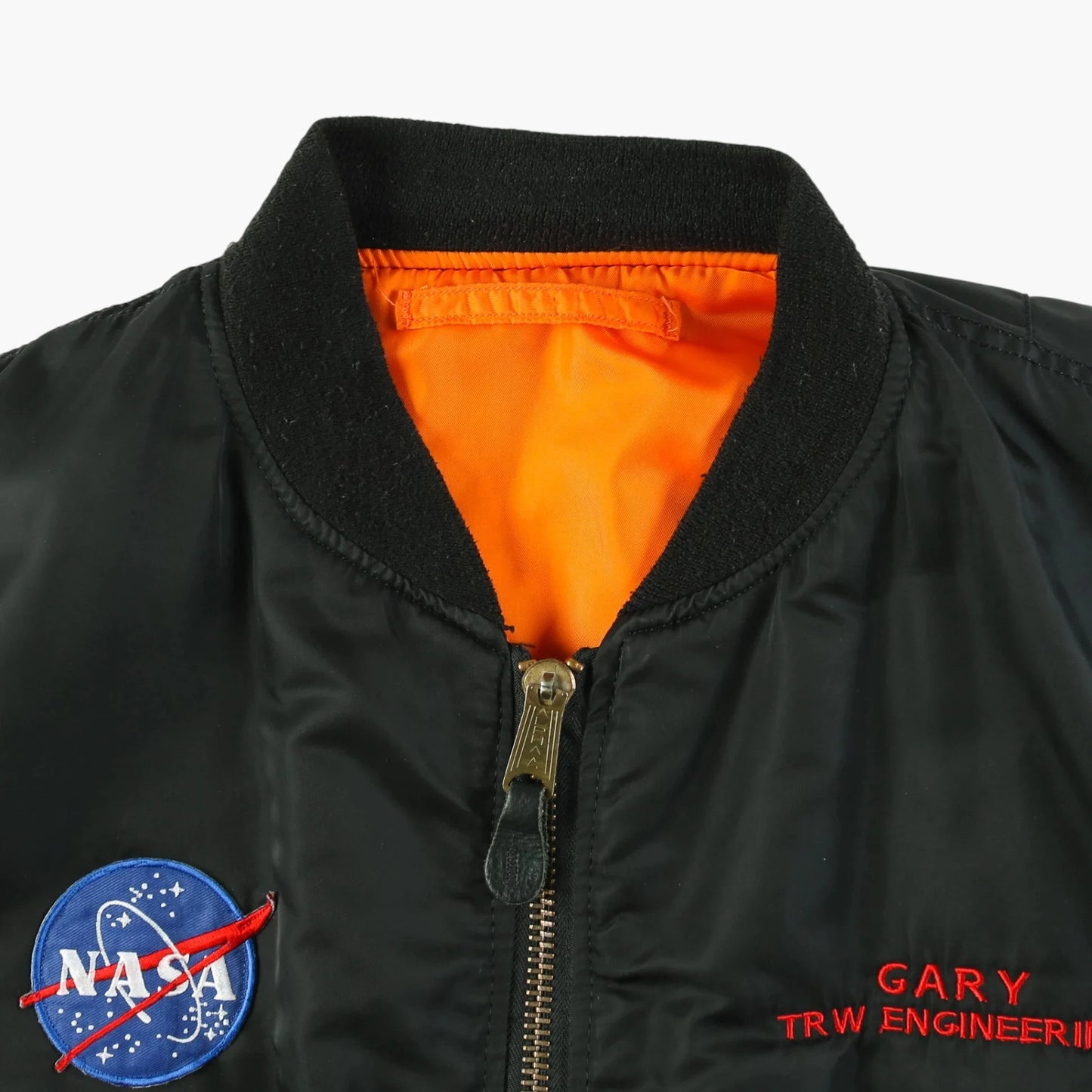 Vintage Alpha Industries 'NASA' MA-1 Bomber Jacket