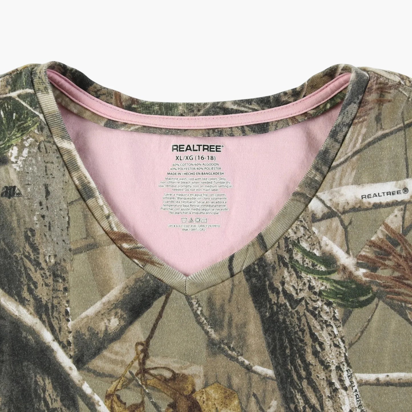 Vintage 'Real Tree' All Over Print T-Shirt