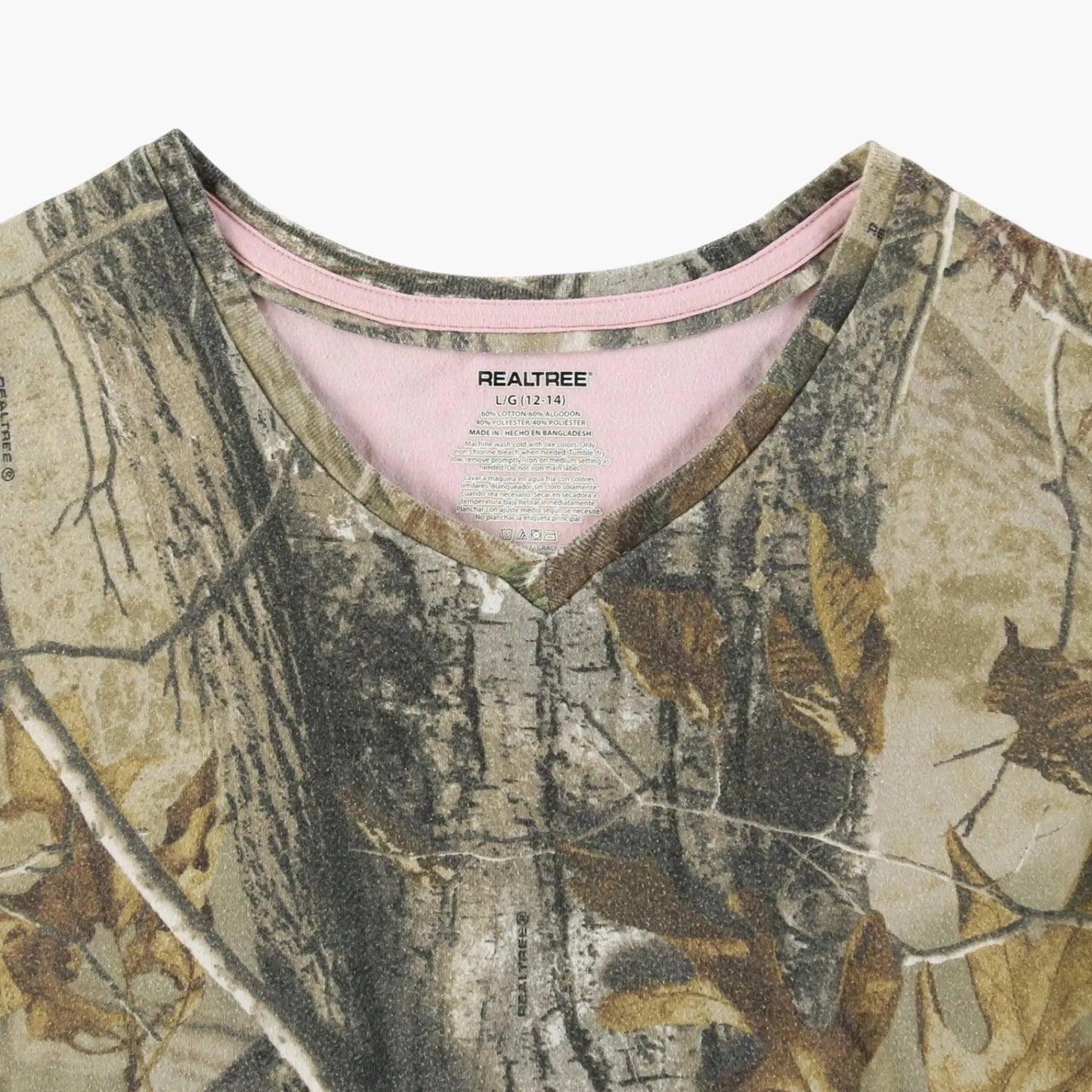 Vintage 'Real Tree' All Over Print T-Shirt