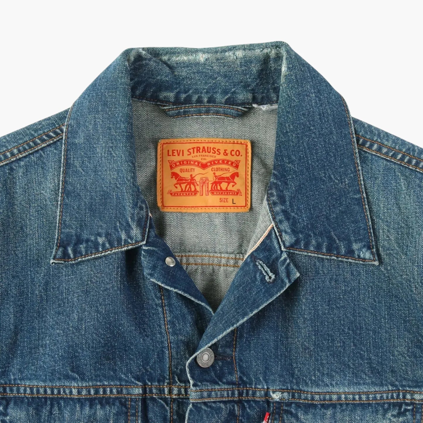 Vintage Denim Trucker Jacket