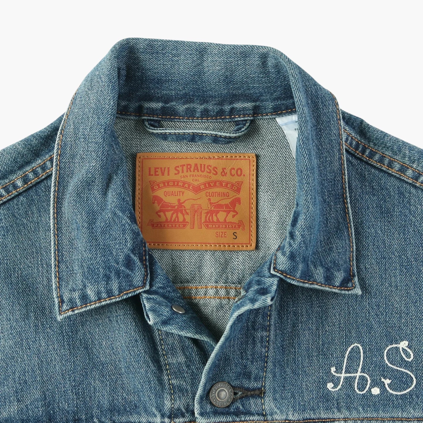 Vintage Denim Trucker Jacket