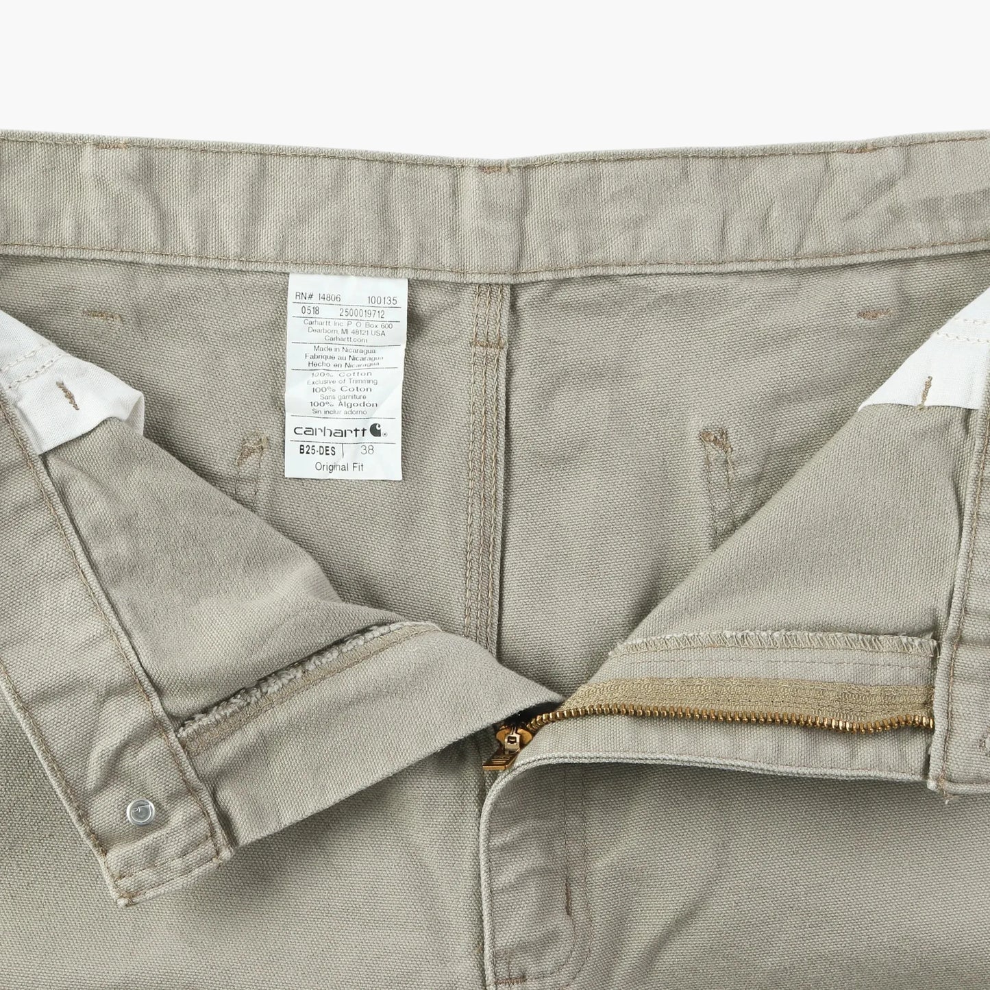 Carpenter Shorts - Stone - 38"
