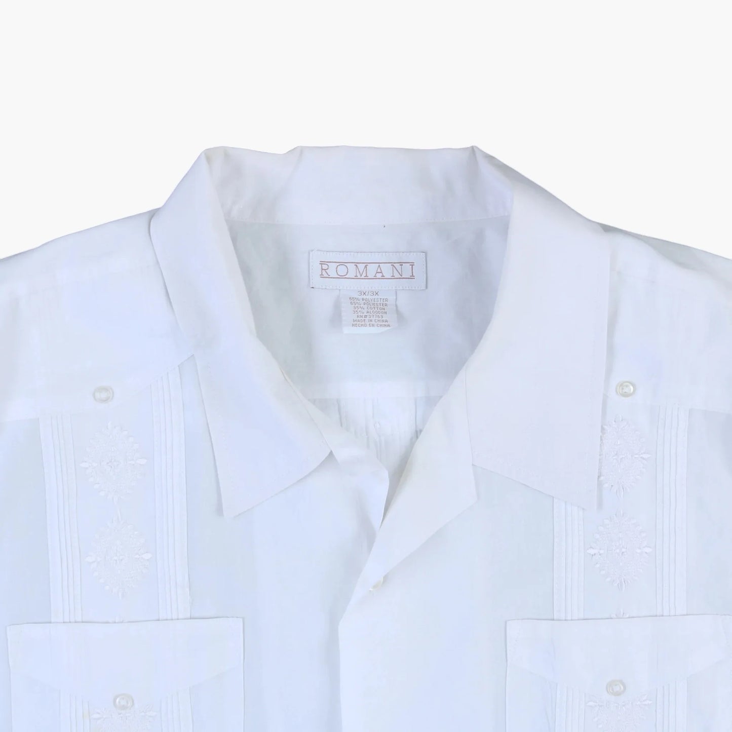 Vintage Cuban Guayabera Shirt