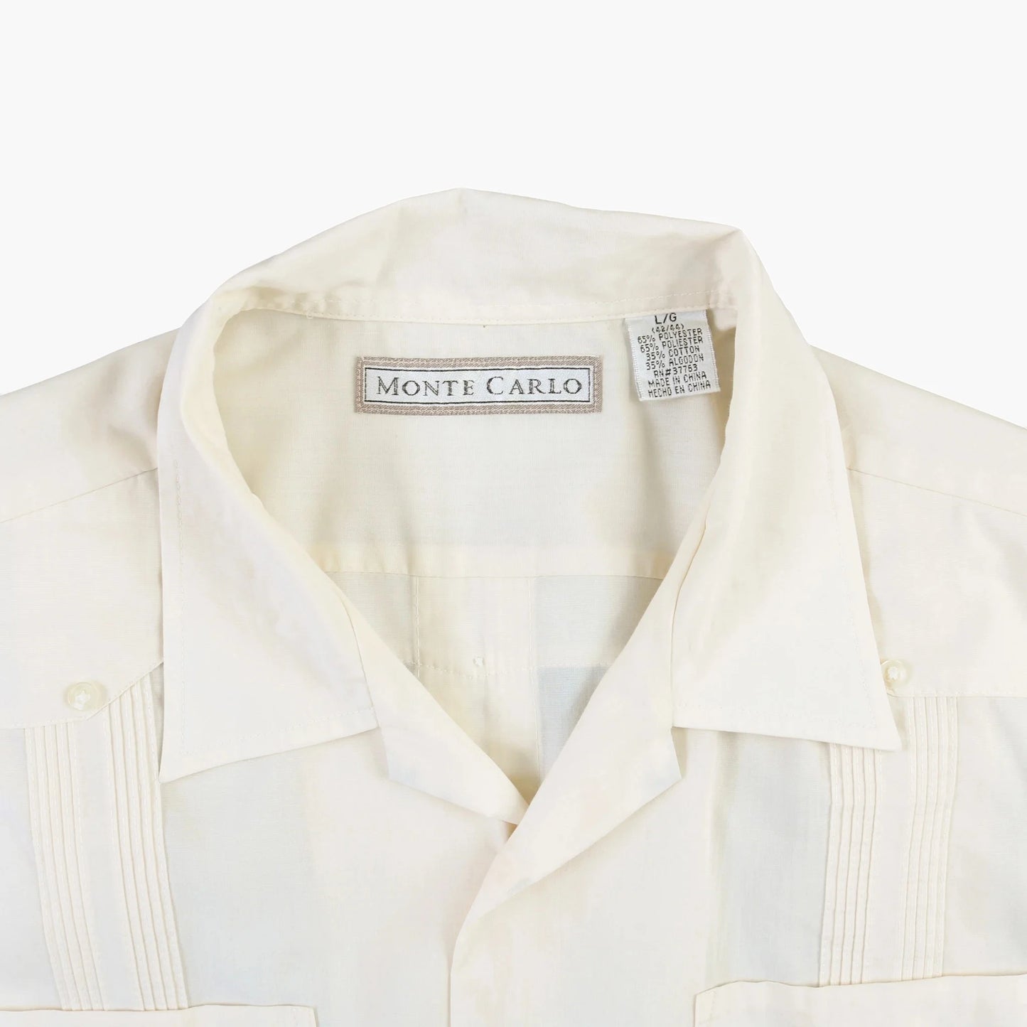 Vintage Cuban Guayabera Shirt