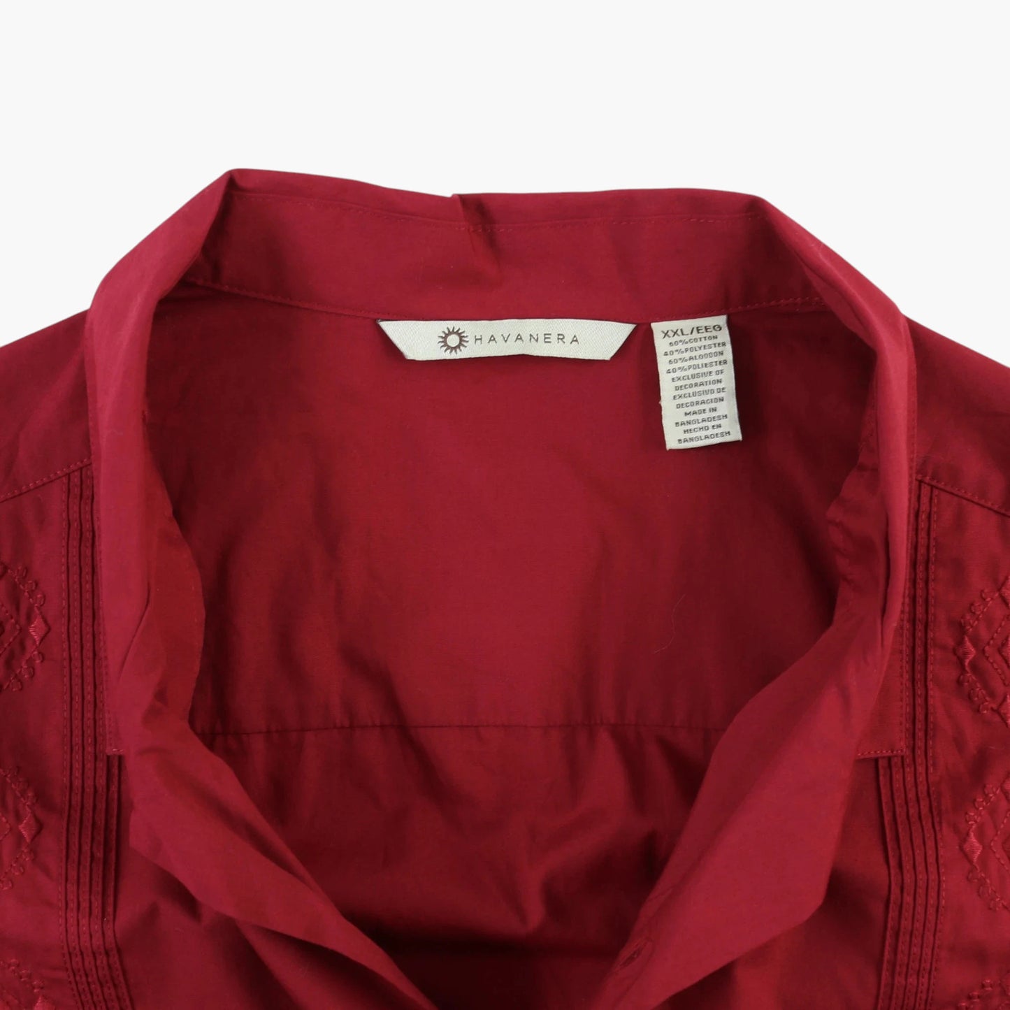 Vintage Cuban Guayabera Shirt