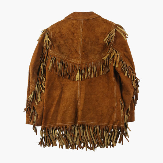 Montreal Leather Garment Western Fringe Jacket