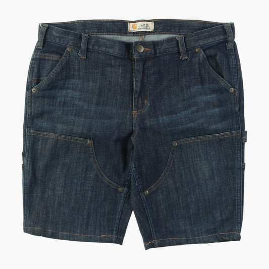 Double Knee Shorts - Denim - 34"