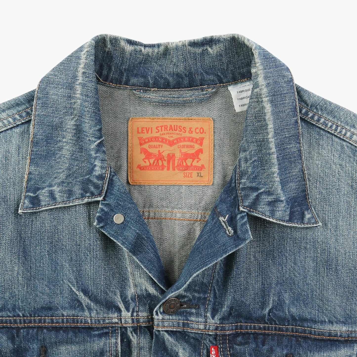Vintage Denim Trucker Jacket