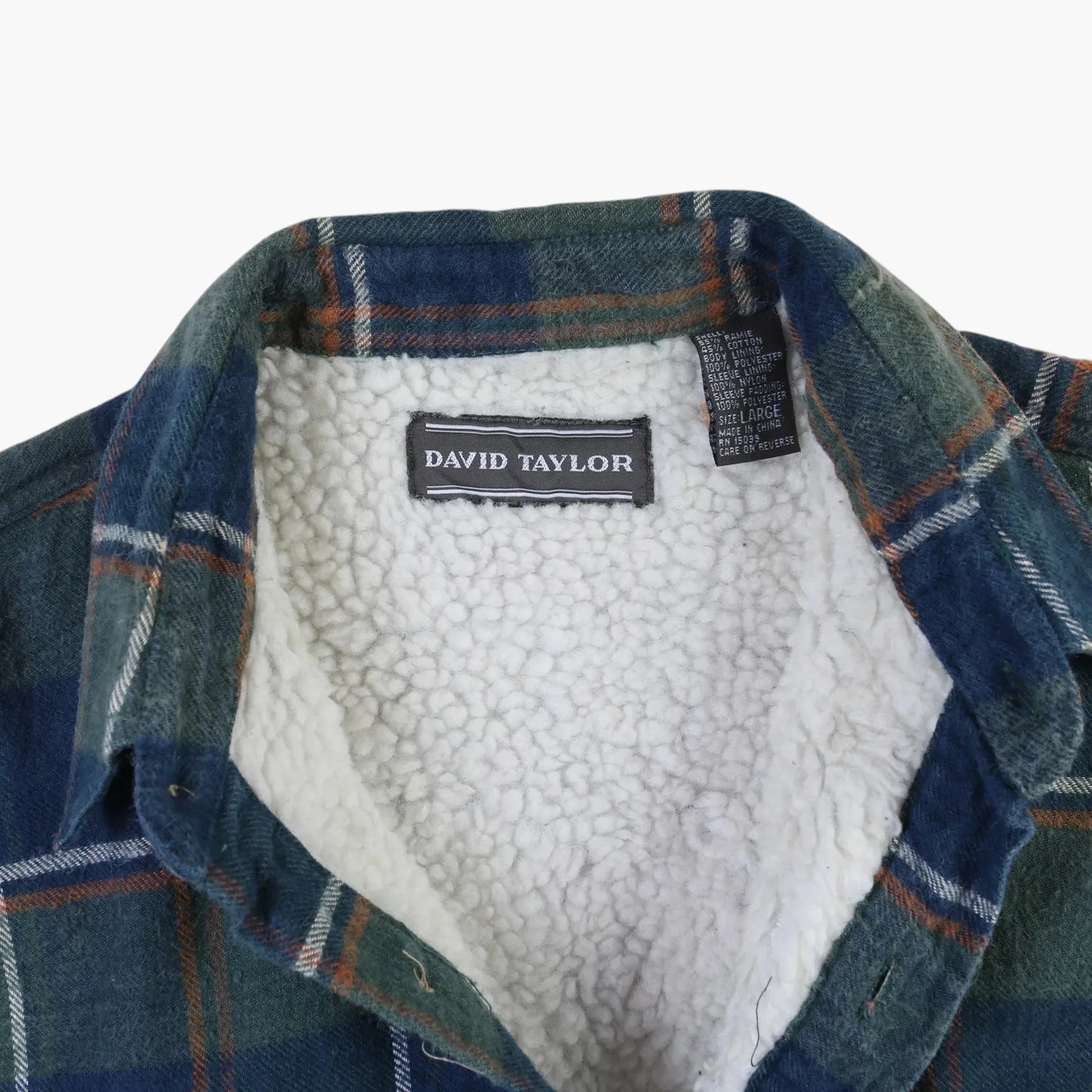 David Taylor Lined Flannel Shirt