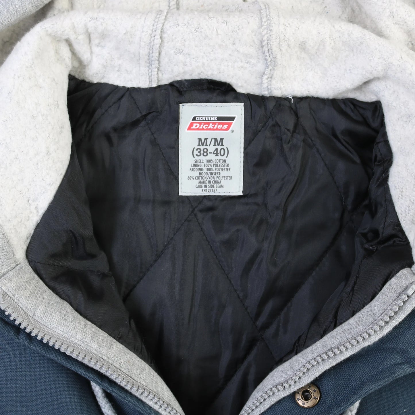 Hooded Work Jacket - Blue