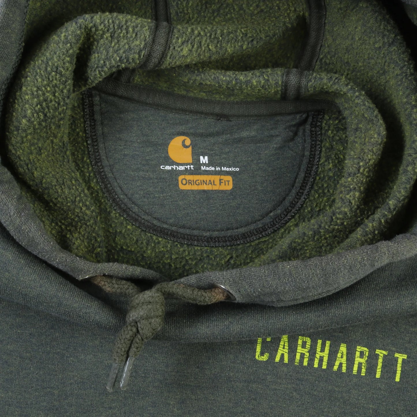 Vintage Hooded Sweatshirt - Green