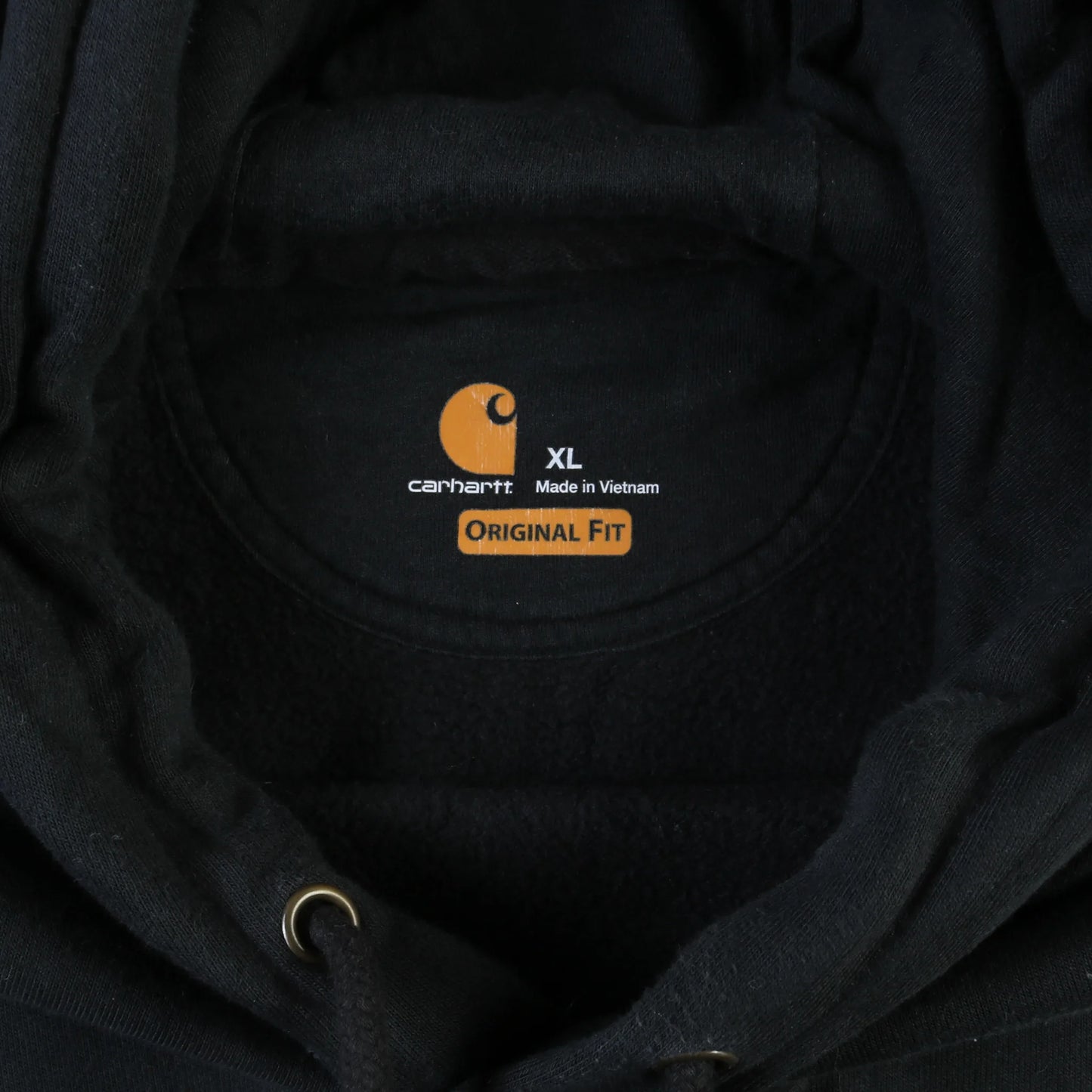 Vintage Hooded Sweatshirt - Black