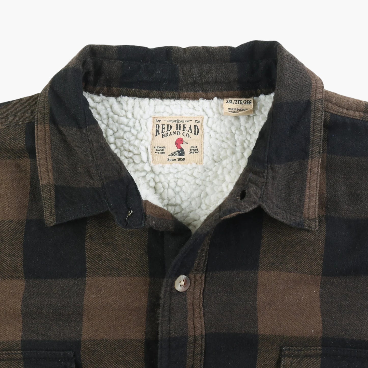Red Head Lined Flannel Shirt