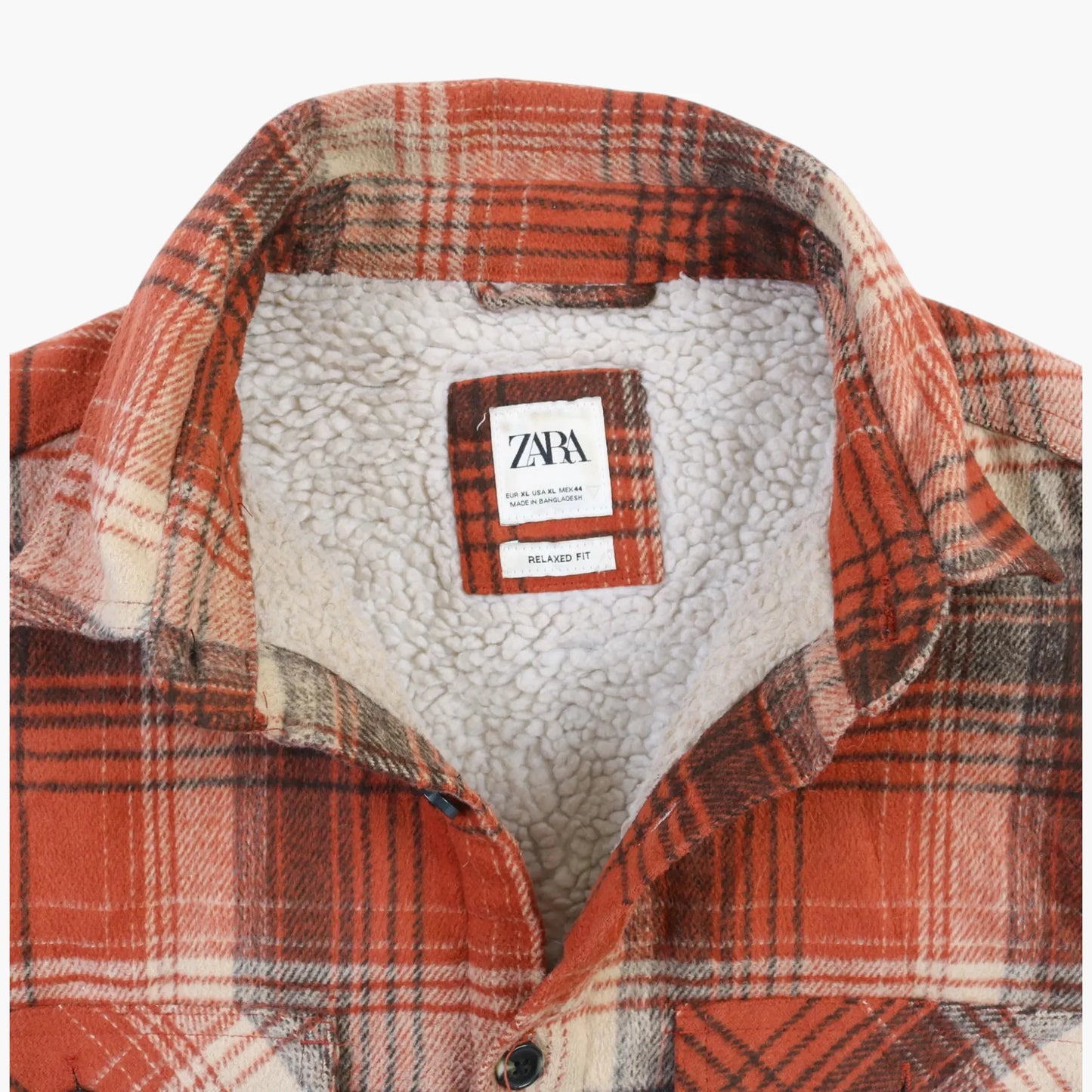 Zara Lined Flannel Shirt