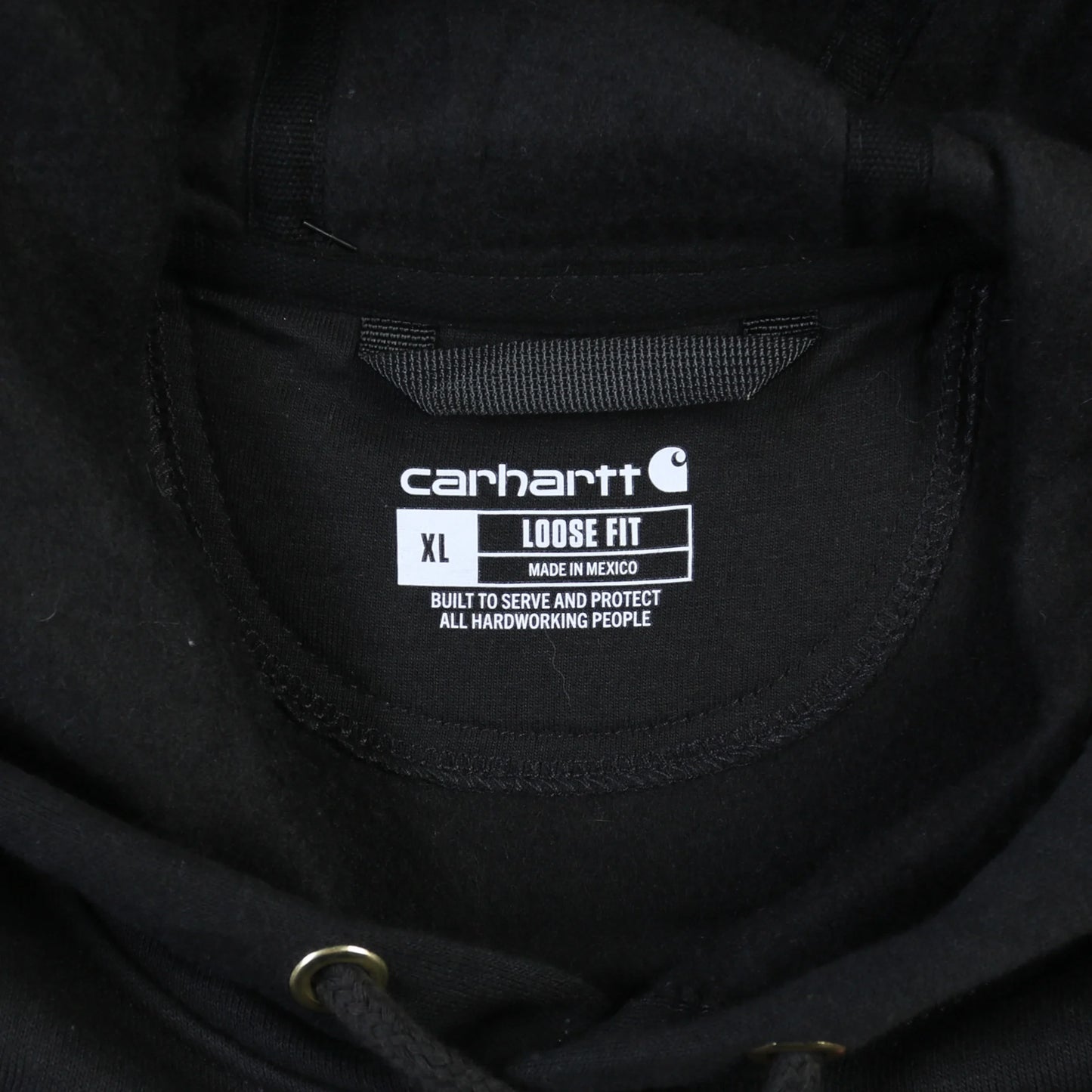 Vintage Hooded Sweatshirt - Black