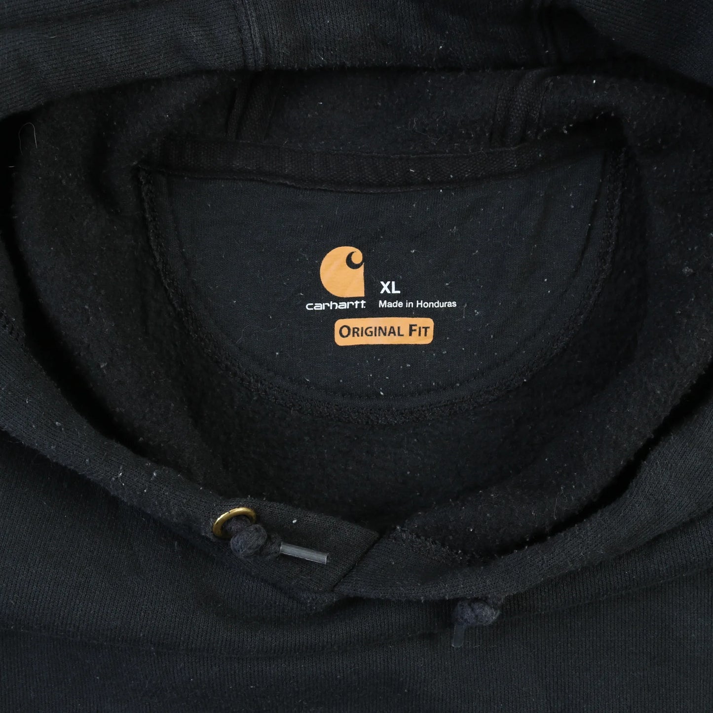 Vintage Hooded Sweatshirt - Black