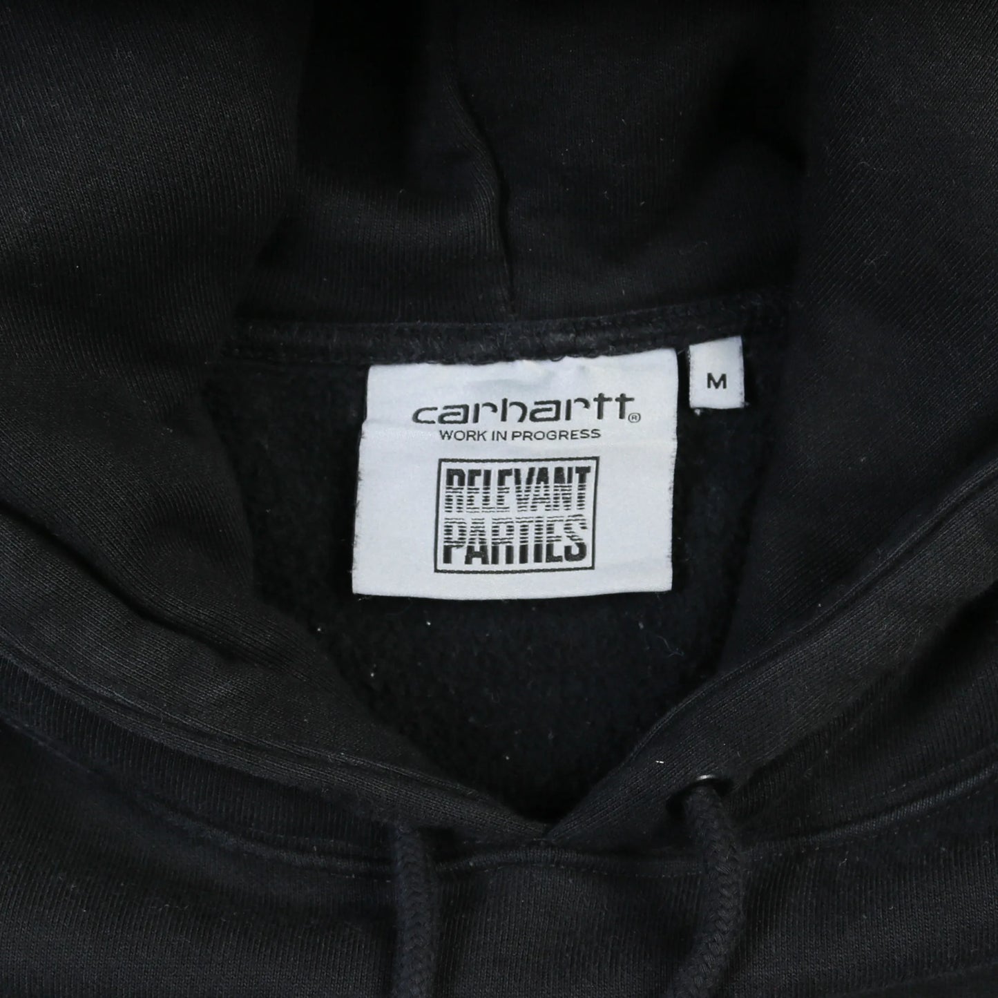 Vintage Hooded Sweatshirt - Black