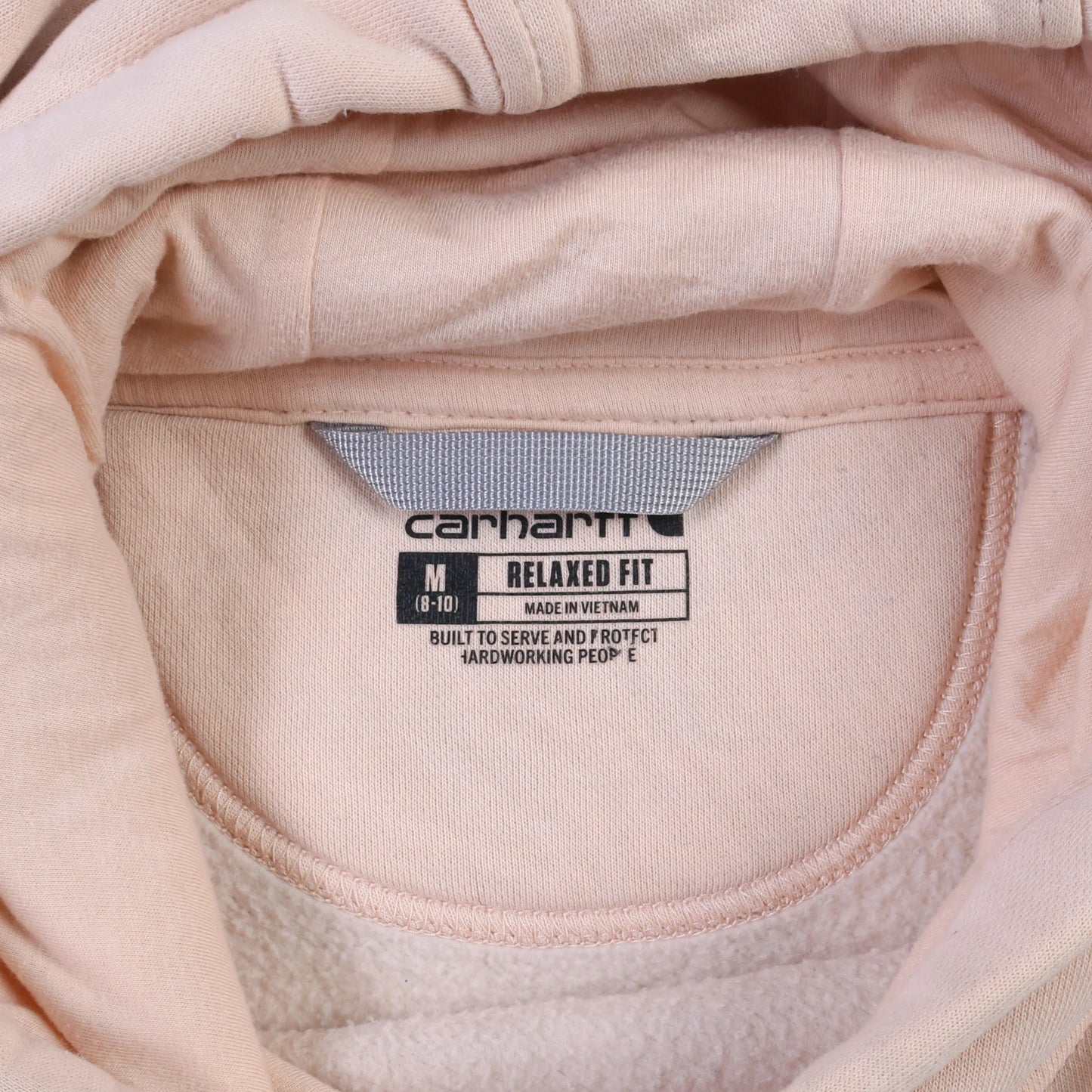 Vintage Hooded Sweatshirt - Peach
