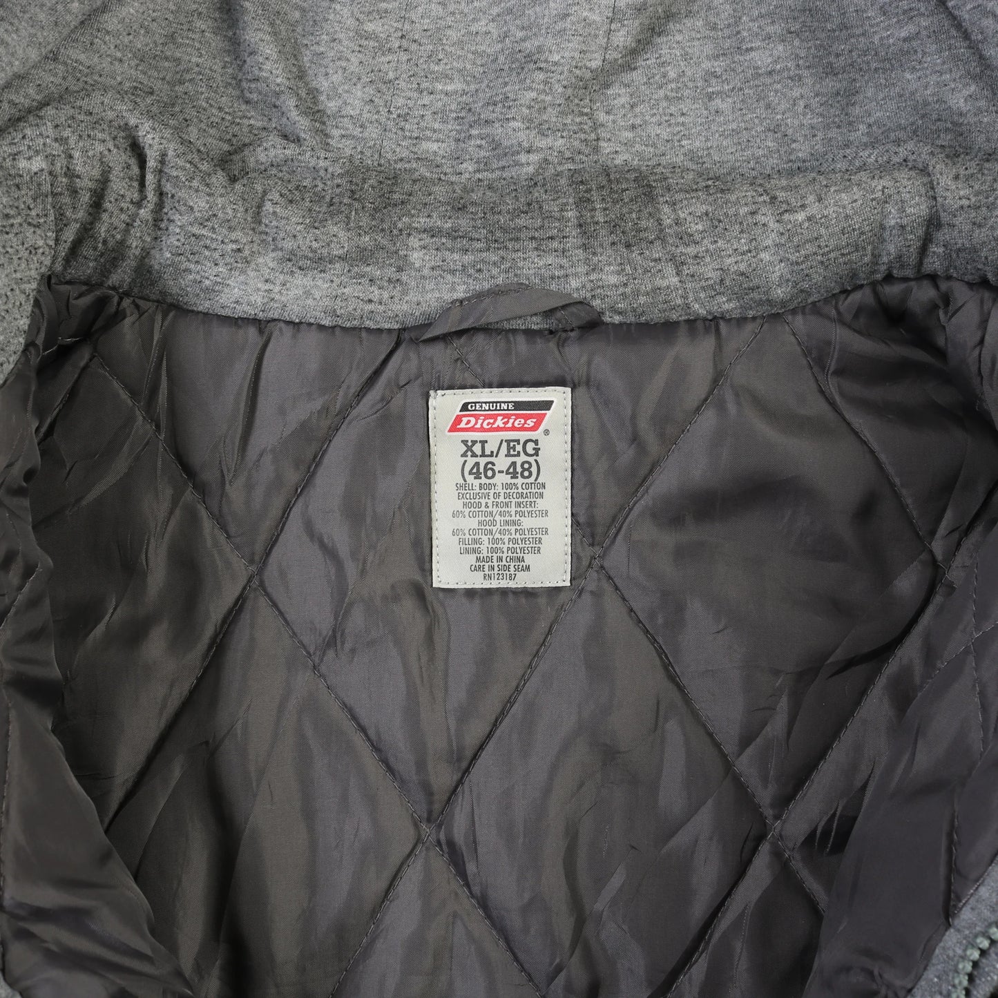 Hooded Work Jacket - Grey