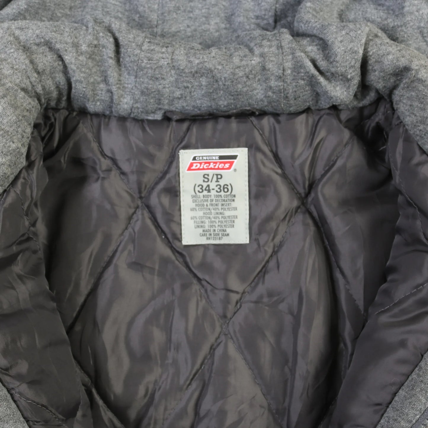 Hooded Work Jacket - Grey