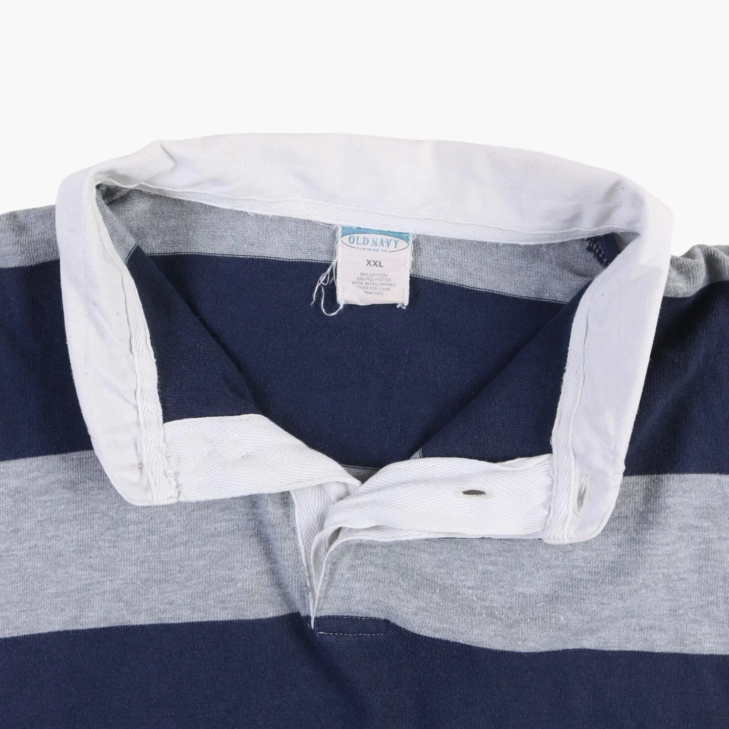 Old Navy Rugby Shirt - Grey Stripe