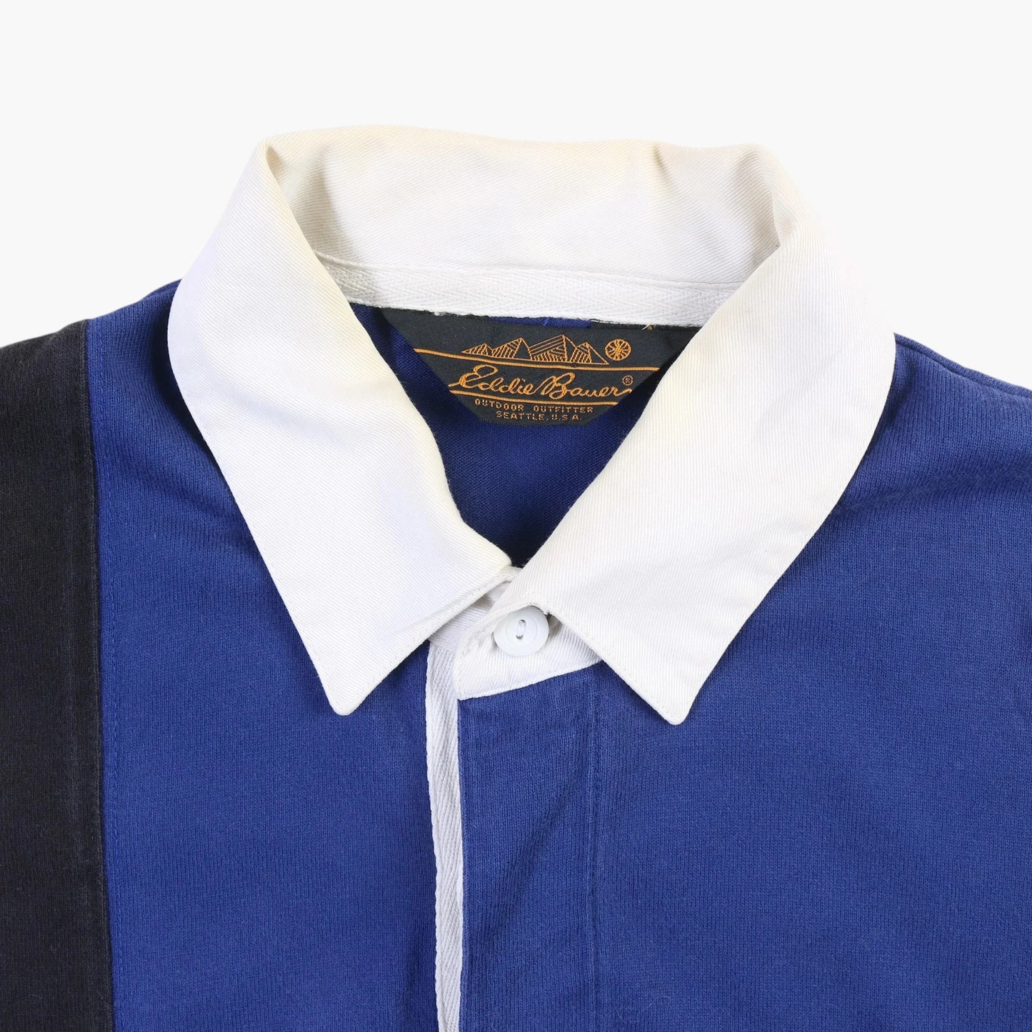 Eddie Bauer Rugby Shirt - Blue Stripe