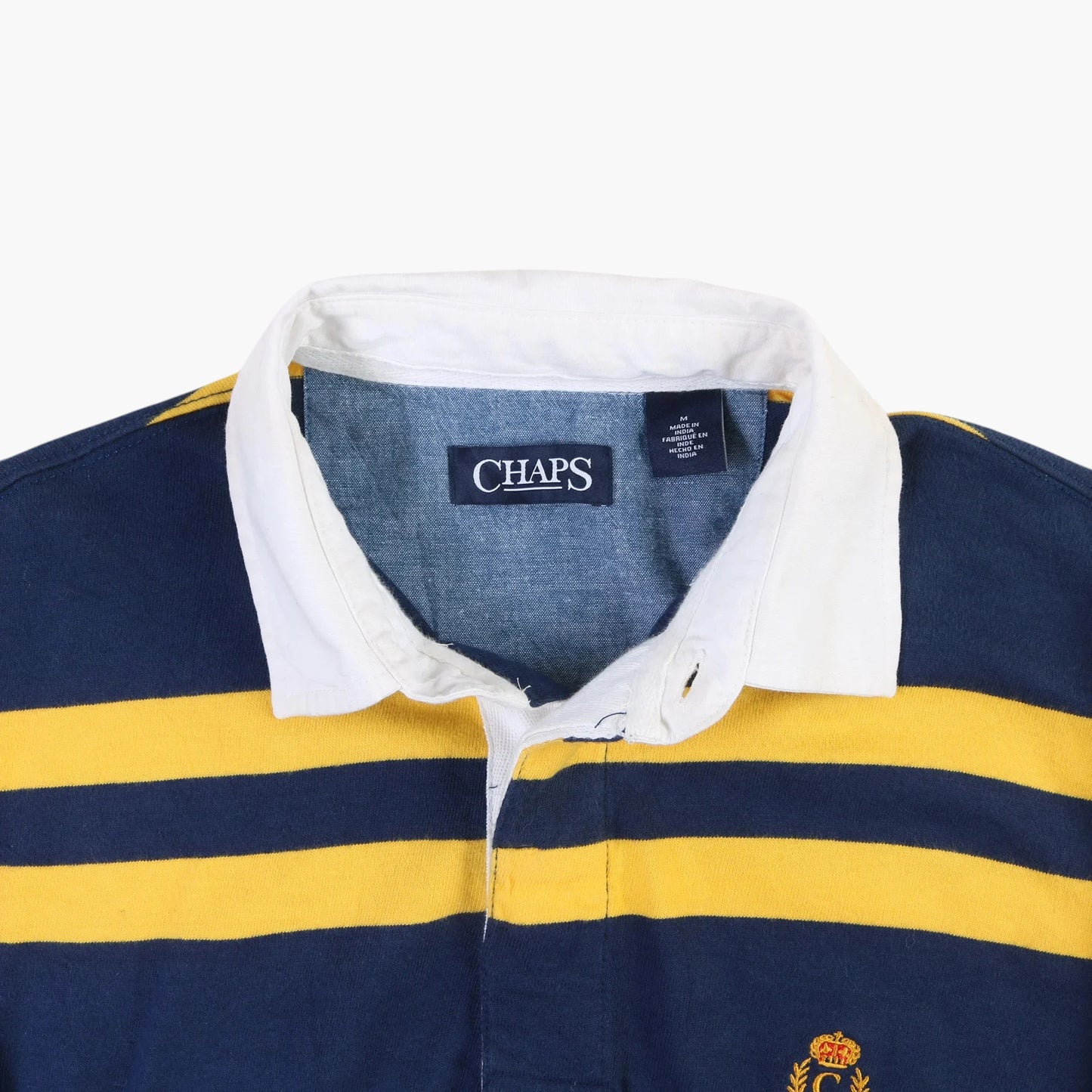 Chaps Rugby Shirt - Yellow Stripe
