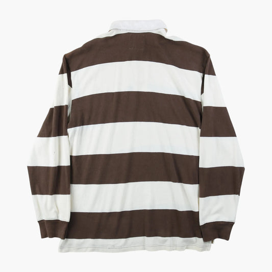 Old Navy Rugby Shirt - Brown Stripe