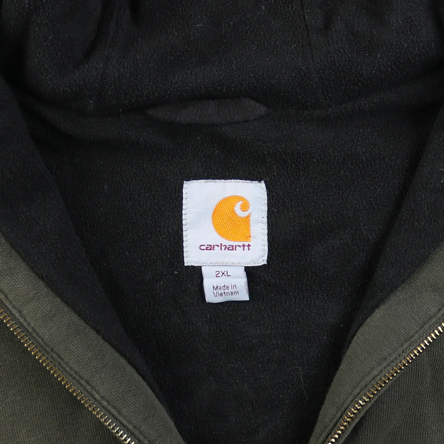 Vintage Hooded Sweatshirt - Green