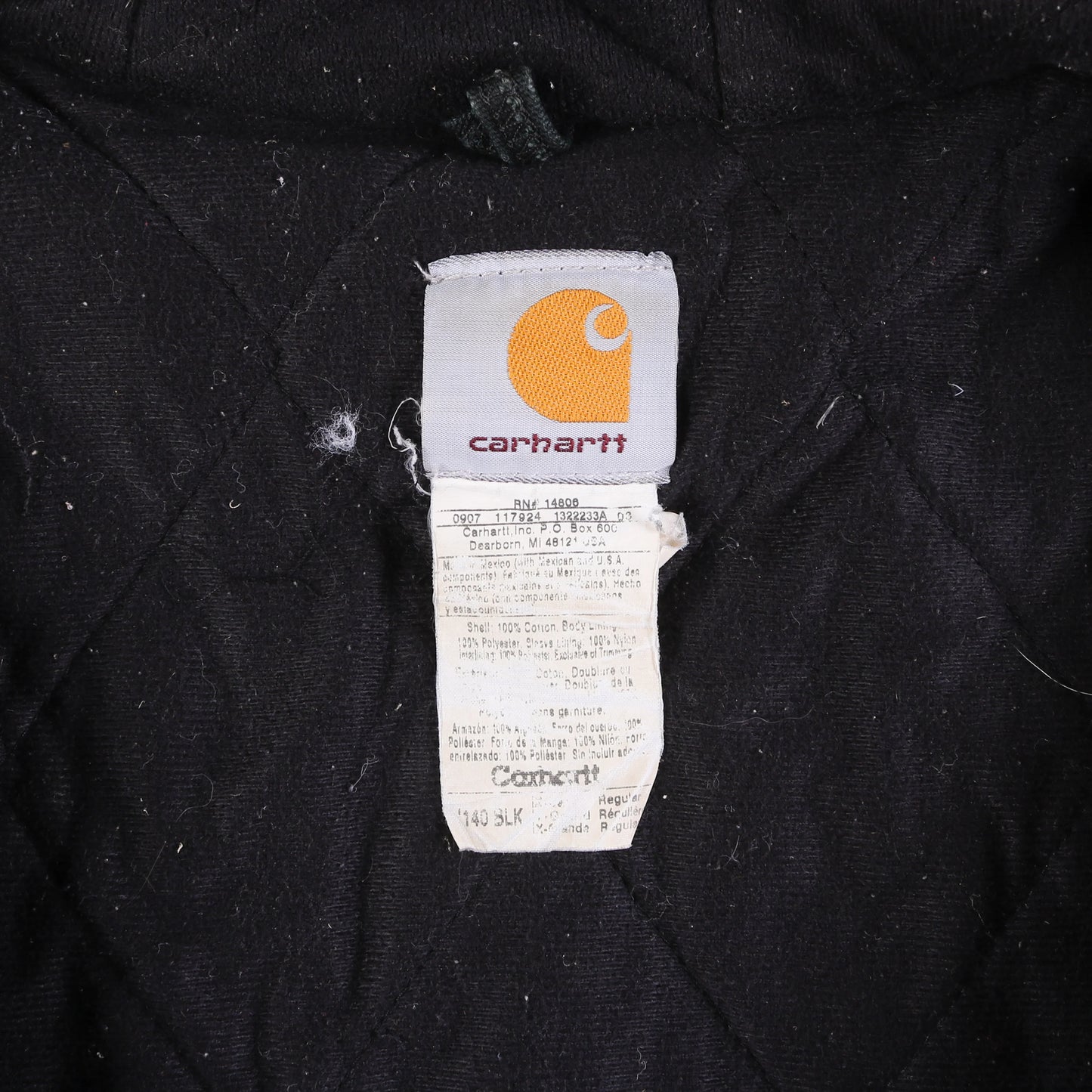 Hooded Work Jacket - Black