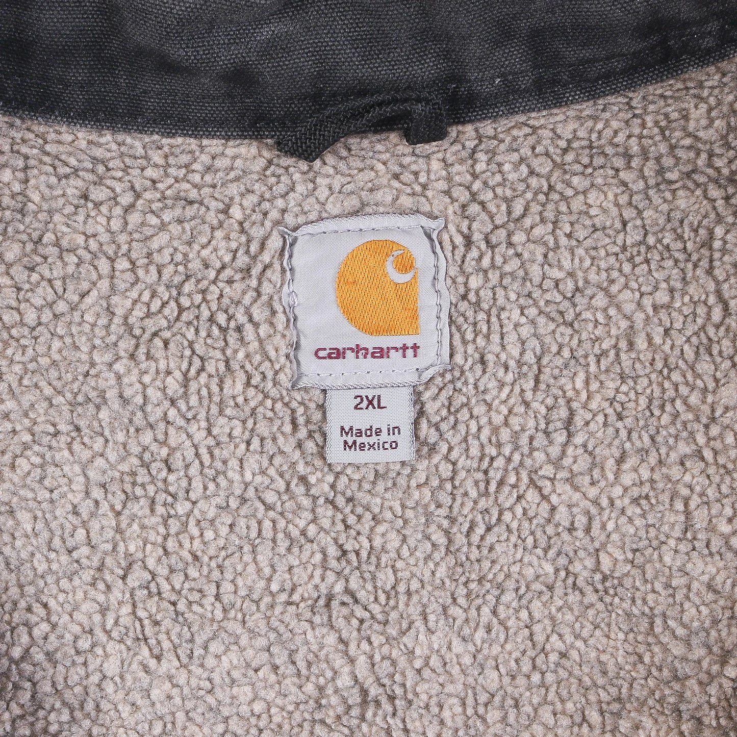 Sherpa-lined Canvas Work Jacket - Purple