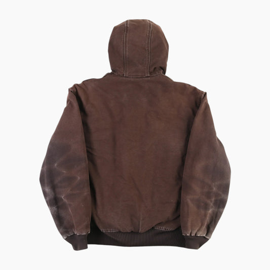 Hooded Active Jacket - Brown