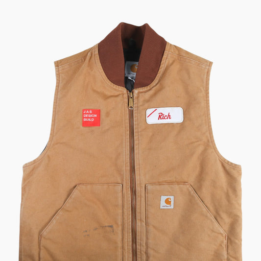 Lined Vest - Brown