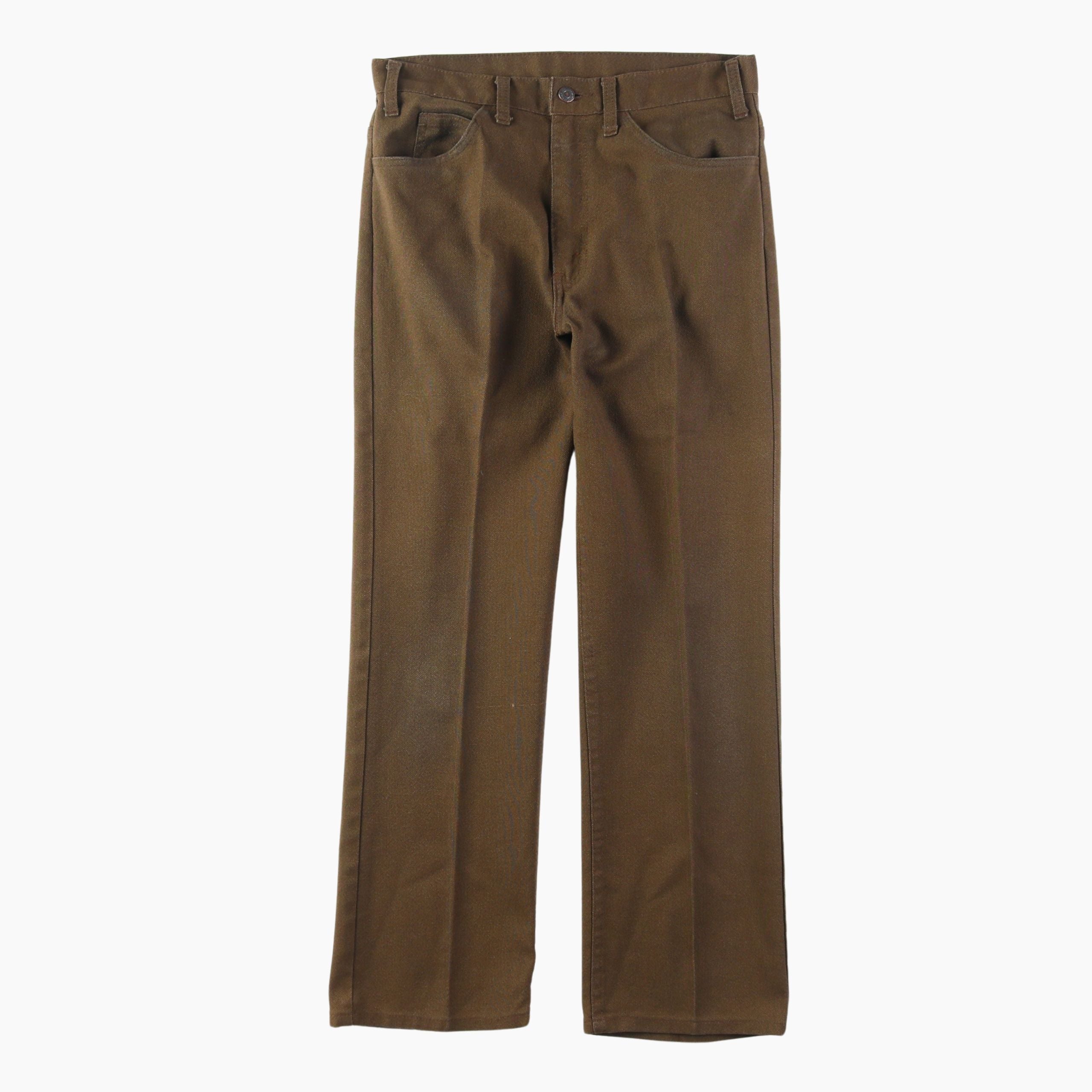 ~70'S UNKNOWN REGULAR FIT PERMA-PREST work pants made in USA men's w34 vintage /eaa471902 main image 0