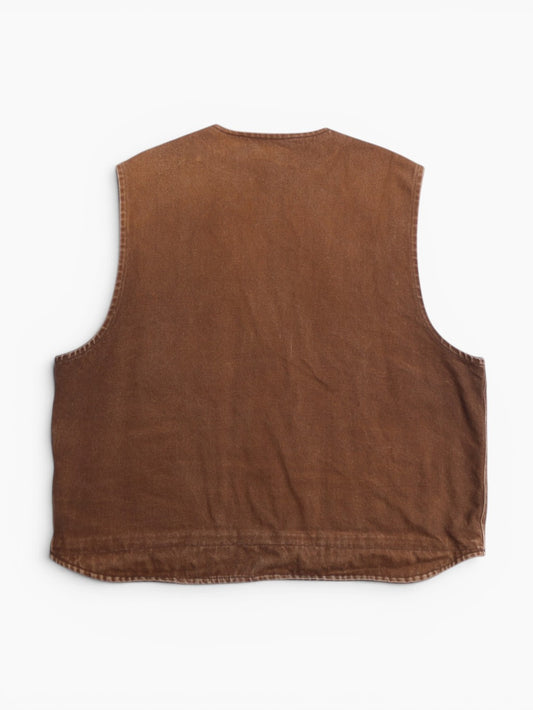 Lined Vest - Brown
