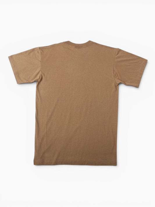 Khaki Single Stitch T-Shirt
