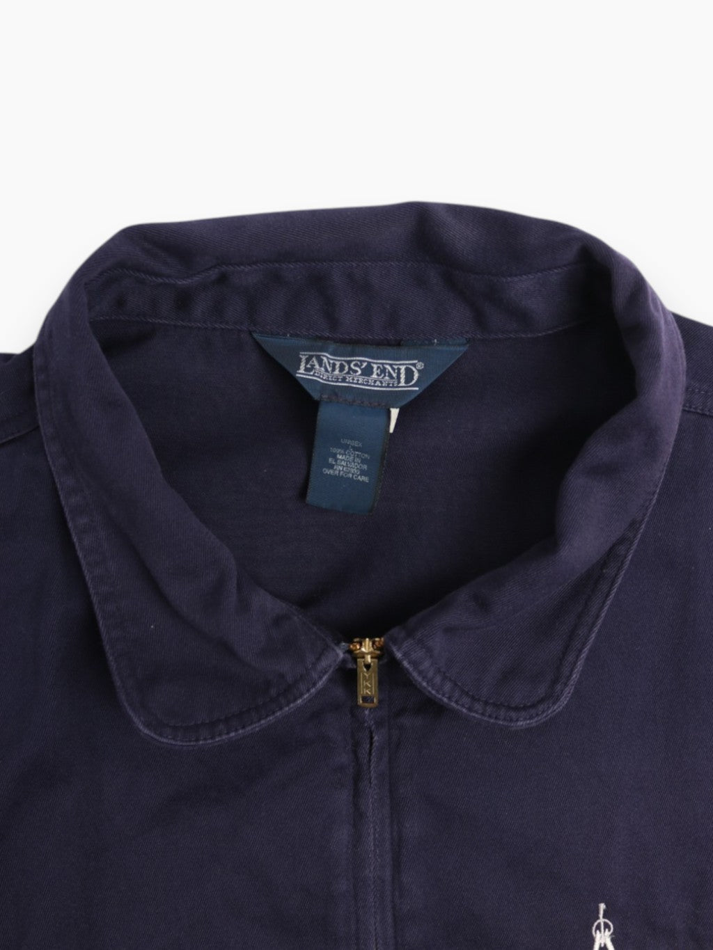 Vintage Lands' End Harrington Jacket - Navy