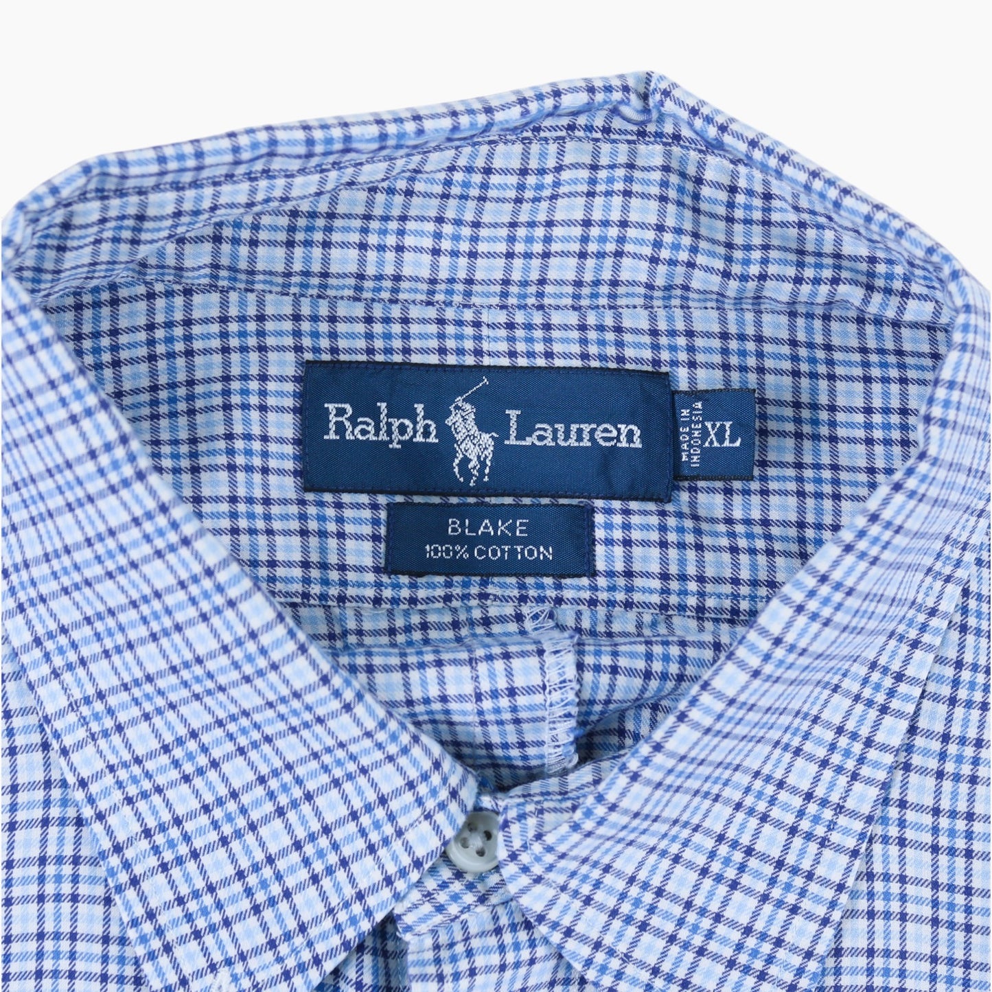 Vintage Shirt - Blue Check