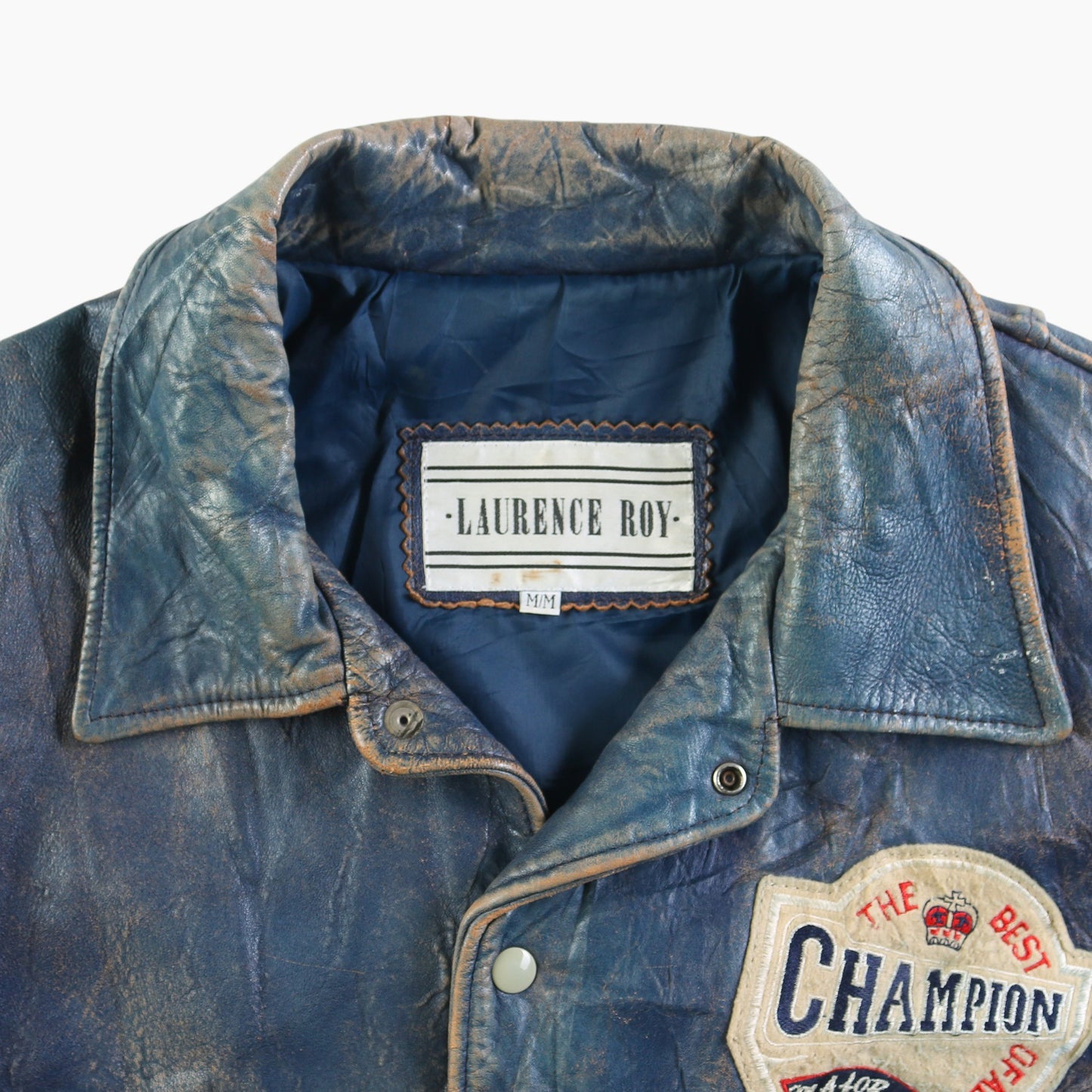 Major League Leather Bomber Jacket