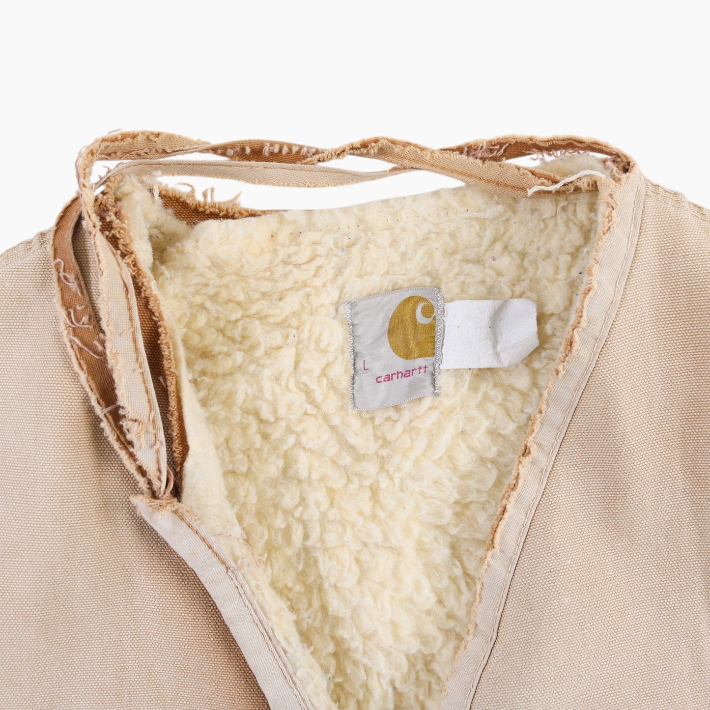 Lined Vest - Beige