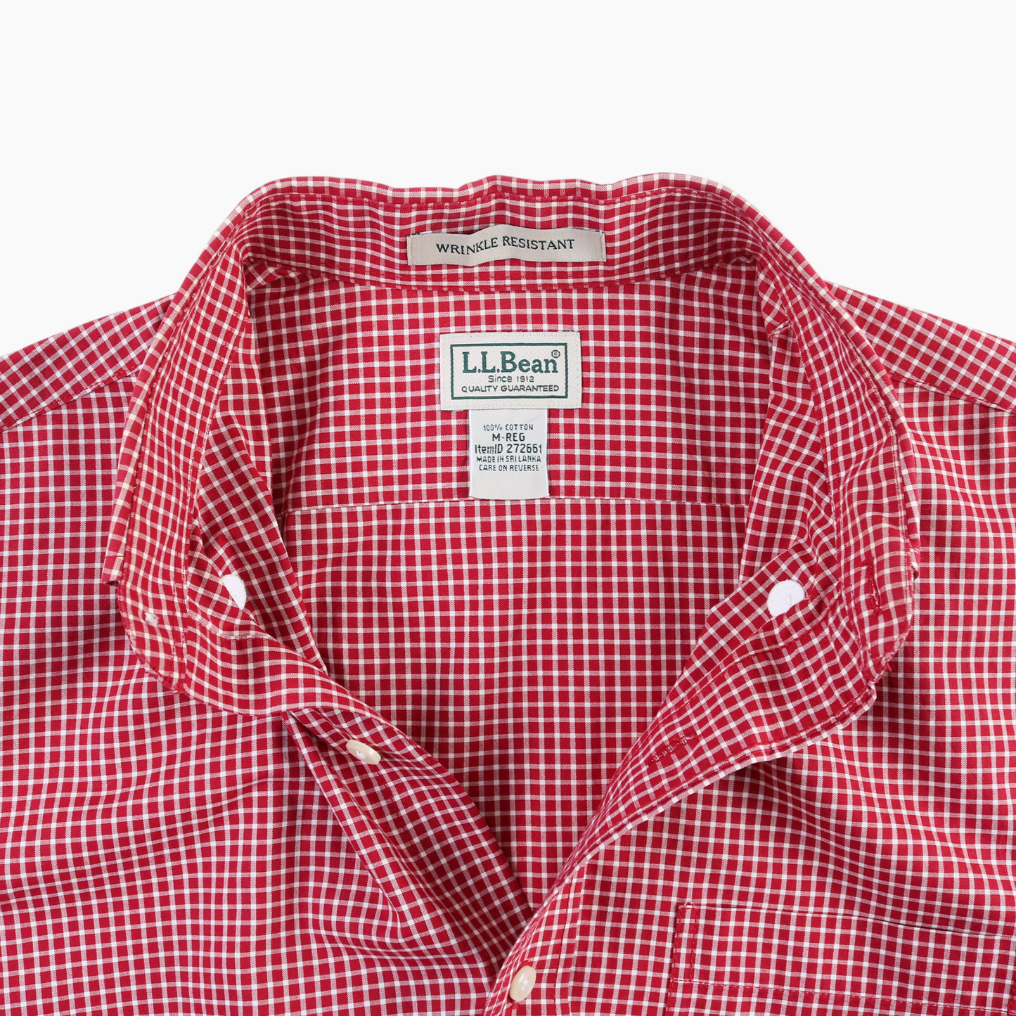Vintage Shirt - Red Check