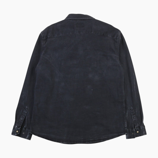 Western Denim Shirt - Black