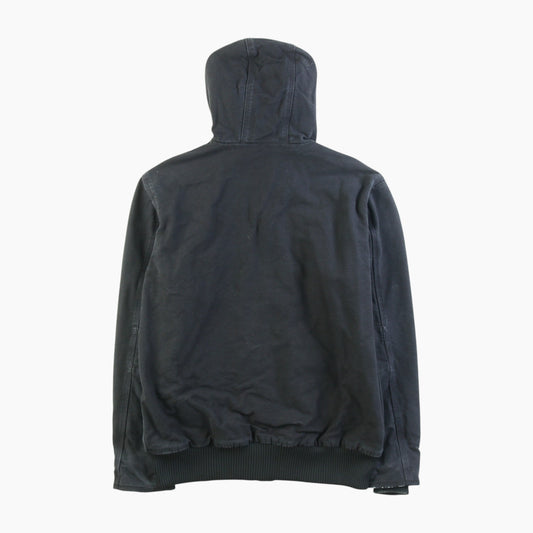 Hooded Active Jacket - Black