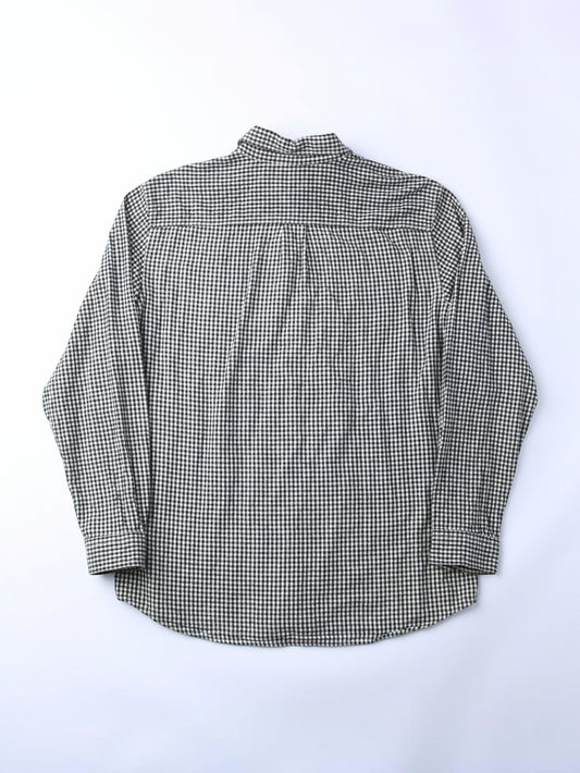 Vintage Flannel Shirt - Black Check