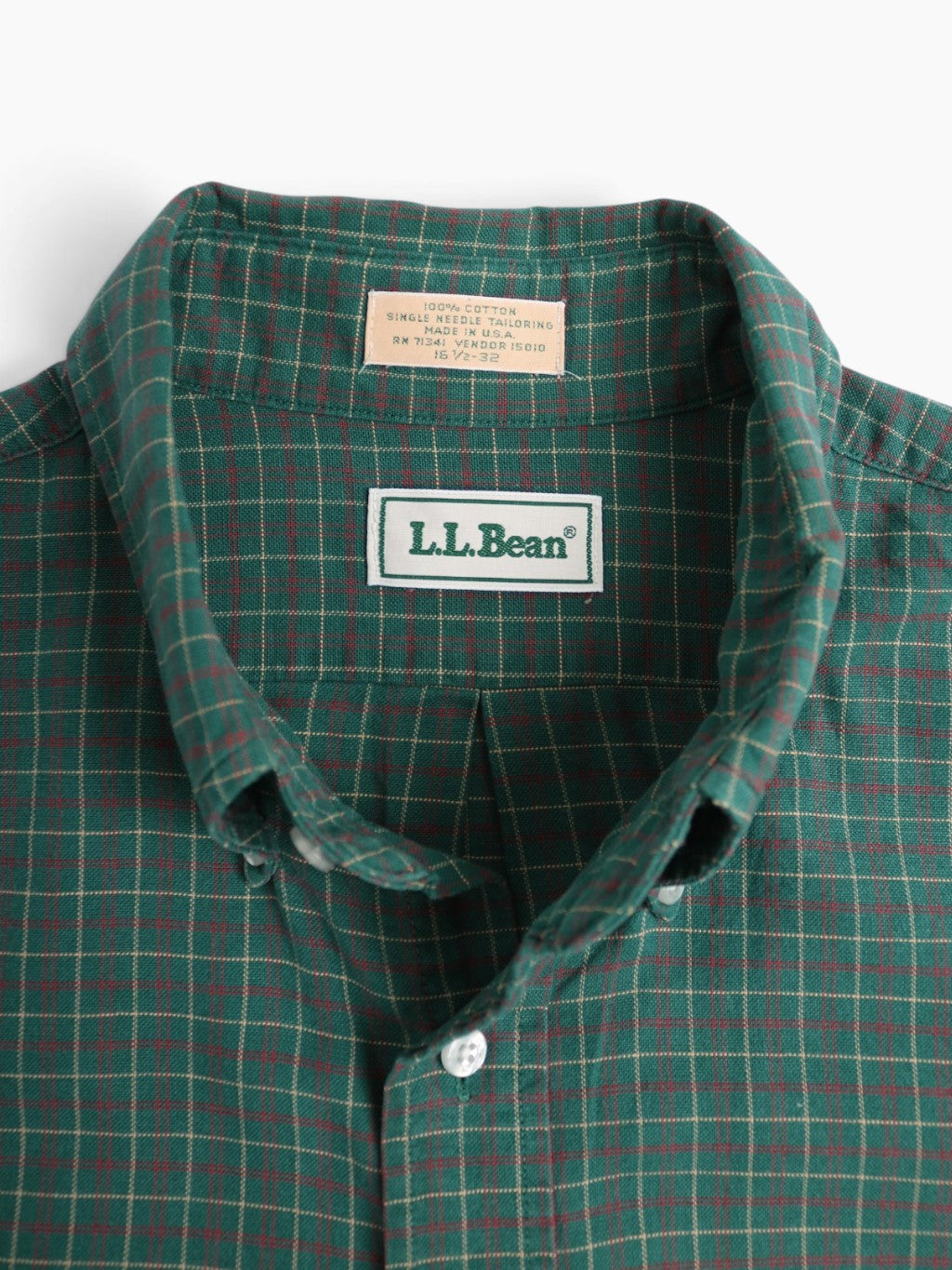 Vintage Shirt - Green Check